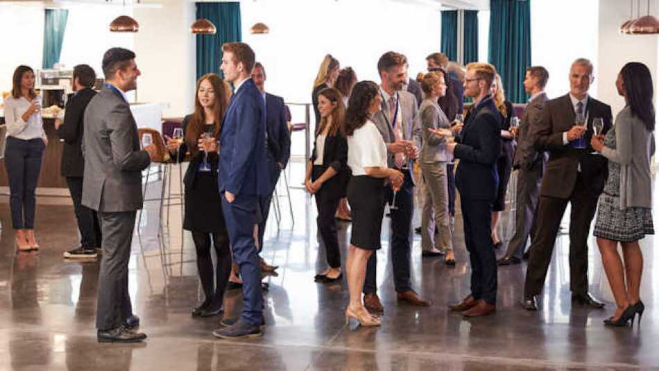 Don't rush off after a networking event. The English like a long goodbye!