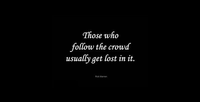 If you want to stand out from the crowd, be a specialist!